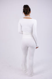 Crossover Waist Flare