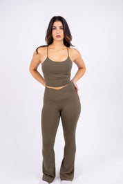 Crossover Waist Flare