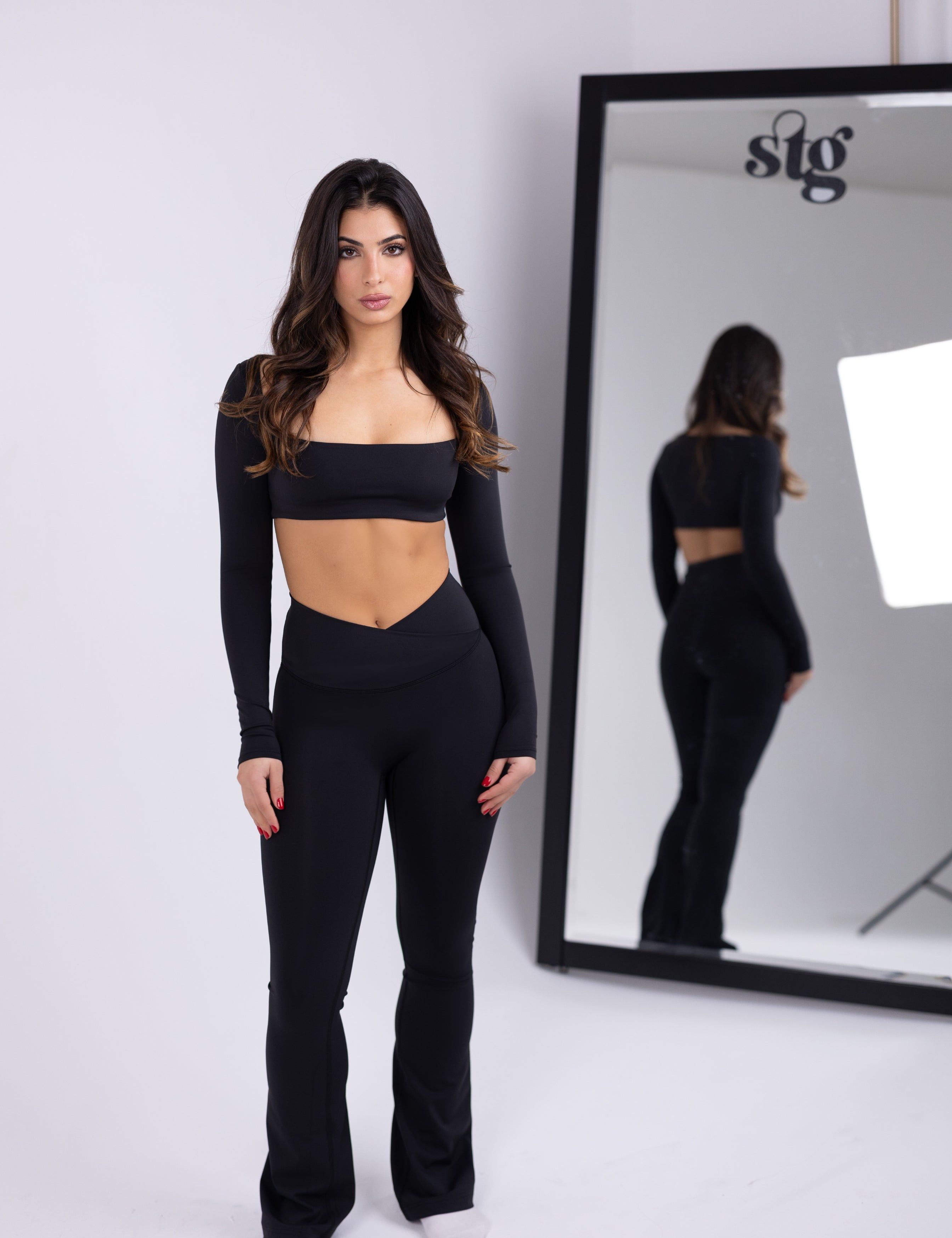 Crossover Waist Flare