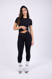 Crossover Waist Leggings