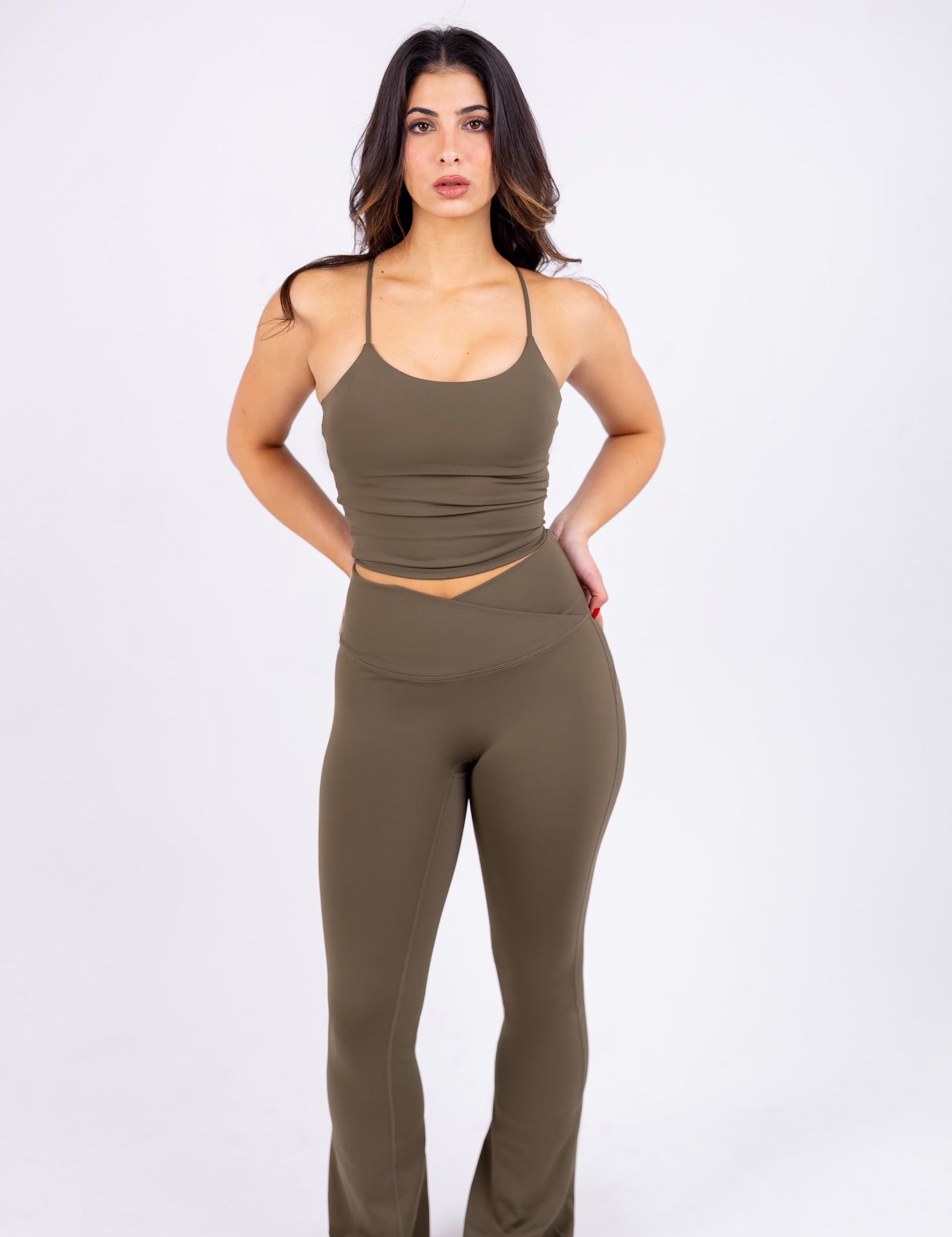 Crossover Waist Flare