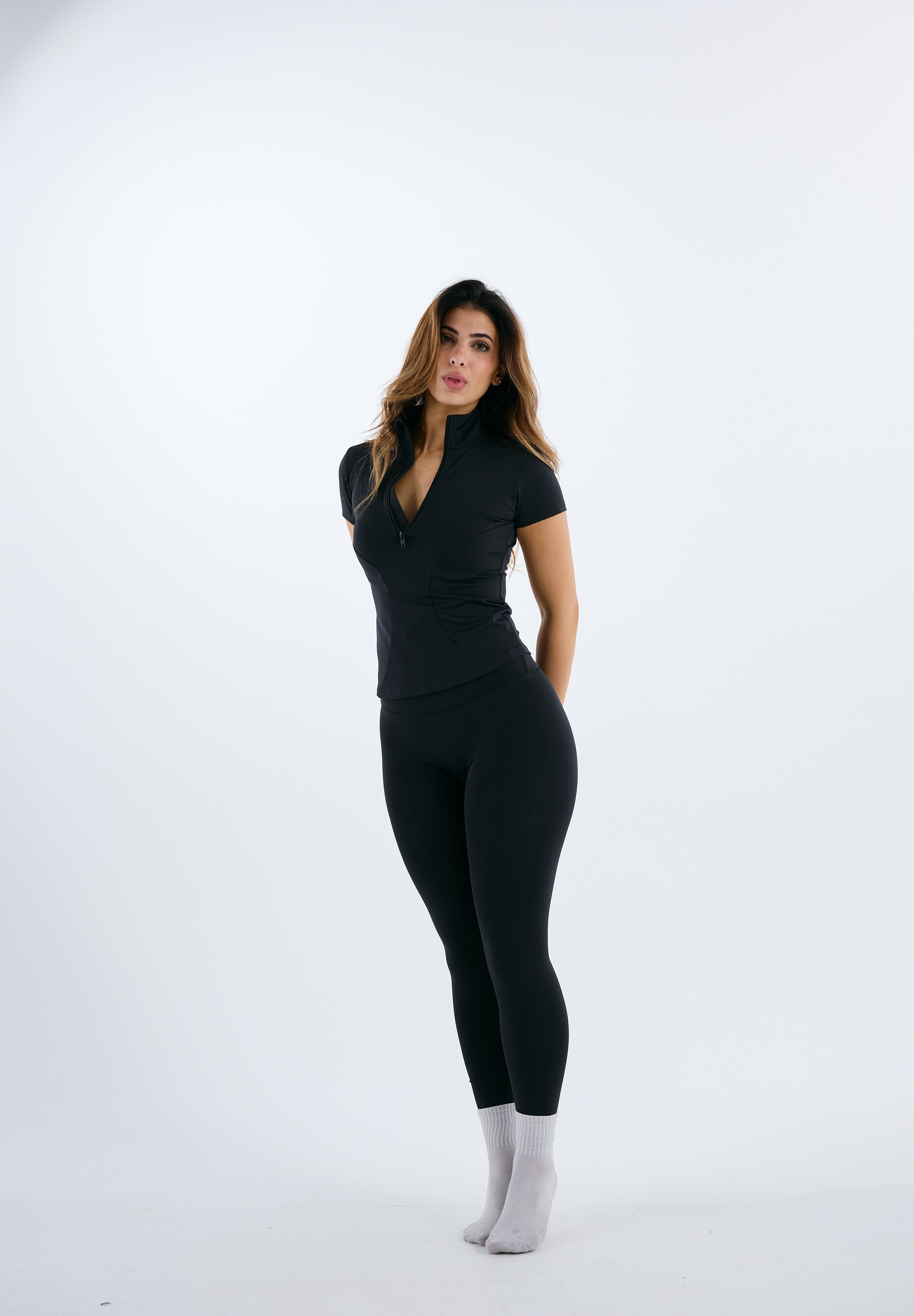 Crossover Waist Leggings